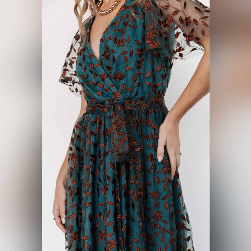 Baltic Born Marseille Embossed Maxi Dress